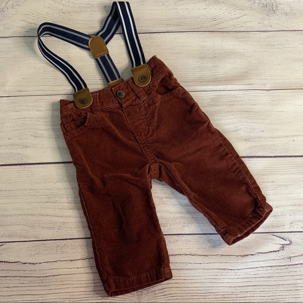 Gymboree Corduroy Pants and SuspendersSize 3-6 Months